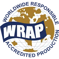 Worldwide Responsible Accredited Production (WRAP) ensures production under lawful, humane and ethical conditions